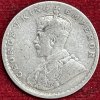 BRITISH INDIA 1/2 RUPEES -GEORGE V 1924 RARE SILVER COIN #V-313 - Image 2