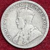 BRITISH INDIA 1/2 RUPEES -GEORGE V 1918 RARE SILVER COIN #V-325 - Image 2