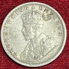 BRITISH INDIA 1/2 RUPEES -GEORGE V 1936 RARE SILVER COIN #V-331 - Image 2