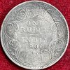 BRITISH INDIA VICTORIA ONE RUPEES 1900 RARE SILVER COIN #V-339