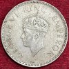 BRITISH INDIA 1 RUPEES GEORGE VI 1941 RARE SILVER COIN #V-346 - Image 2