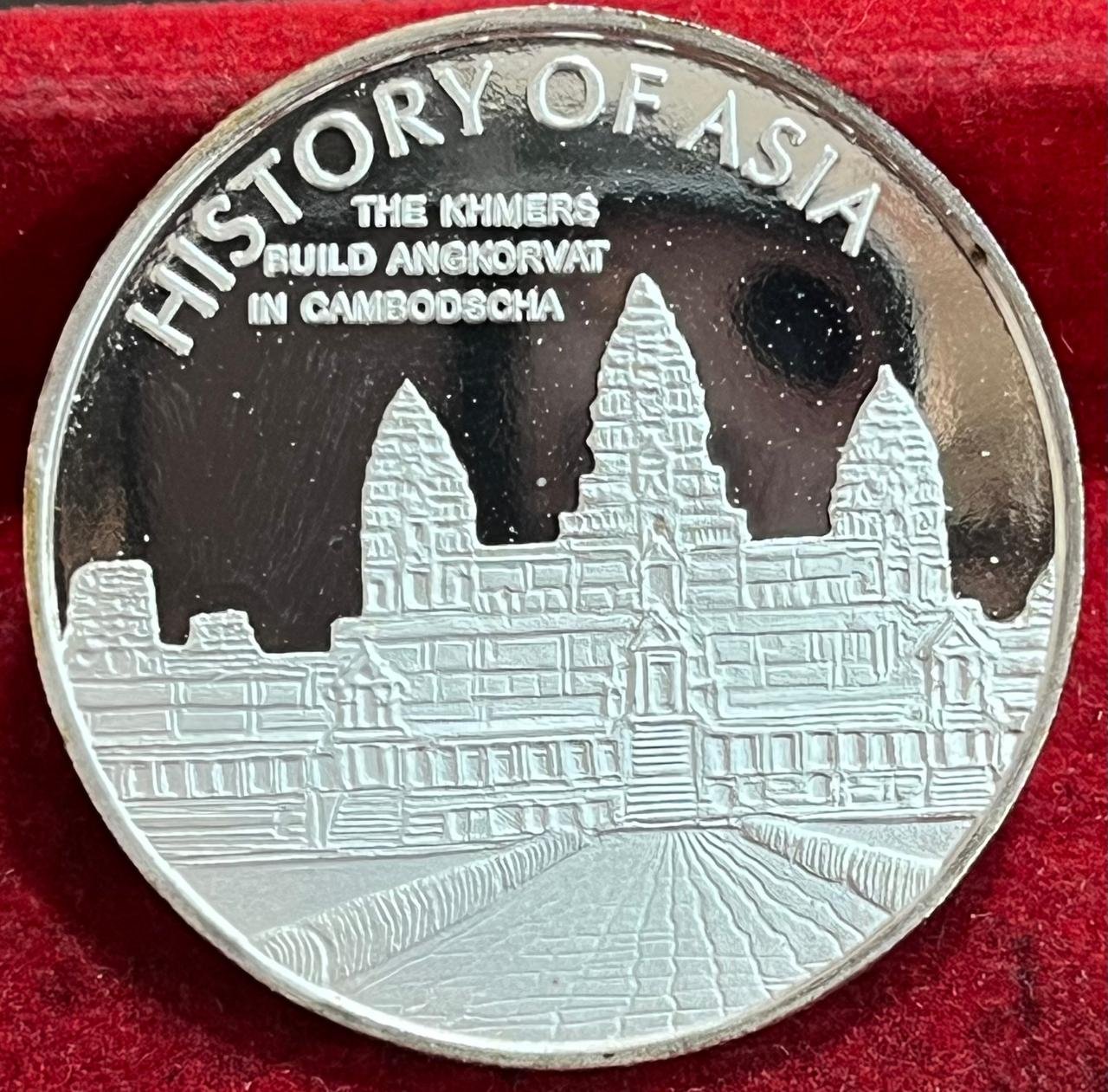 COOK ISLANDS 1 DOLLAR 2005 ELIZABETH HISTORY OF ASIA RARE COIN #V-366