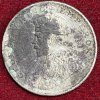 BRITISH INDIA 1 RUPEES GEORGE V 1917 RARE SILVER COIN #V-370 - Image 2