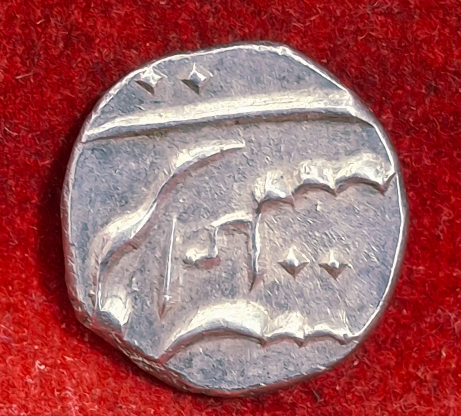 India - British 1 Rupee 1862 - Victoria Rare Silver Coin #V-402