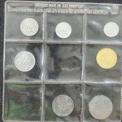 Alternative view of SAN MARINO 1984 7 PCS GEM UNC COIN SET WITH BOX