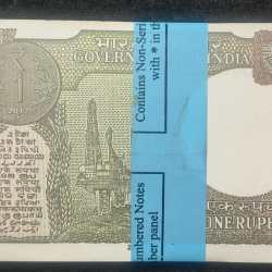 Alternative view of 2017 ONE RUPEES GOVERNOR SHAKTIKANT DAS RARE UNC SERIAL PACKET