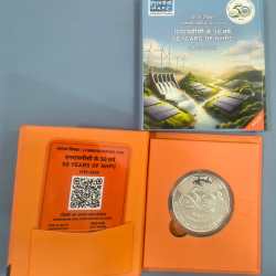 Alternative view of 50 Years of NHPC 1975-2025 Rare Coin Proof set [BOOKLET]