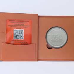 Alternative view of 550th Year Celebration Of Shree Sam's than Gokarn Partagali Jeevottam Math 1475 - 2025 Rare Coin Proof Set [ BOOKLET]