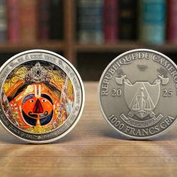 Salasar Balaji Hindu God Series 2025 1000 Francs Cameroon Mintage only 251 Unique and Ultra Rare Silver