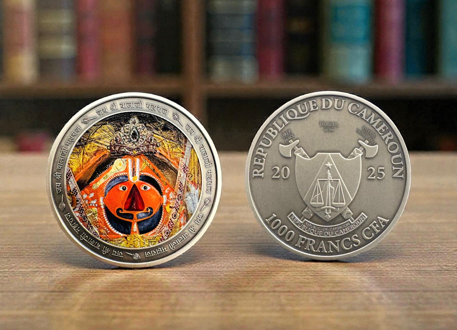 Salasar Balaji Hindu God Series 2025 1000 Francs Cameroon Mintage only 251 Unique and Ultra Rare Silver
