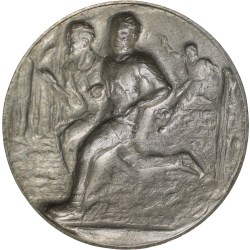 Alternative view of Nickel Olympics Hurdle Racing Token (19th Cen. AD) Uniface Repuse Type