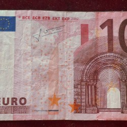 Eurozone 10 Euro 2002 Series Rare World Note #B2