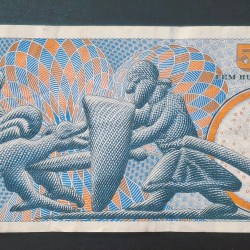 Alternative view of Denmark 500 Kroner Famous Men and Women Rare World Note #B2