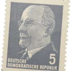 Postal Stamp of Germany Black Colour 5 Pfennig Almost Un-Used Condition as per Image.