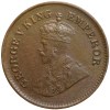 Bronze 1/2 Pice of George V (AD1936) of Calcutta Mint Beautiful Grade