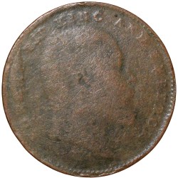 Bronze 2 Annas of Edward VII (AD 1910) of Calcutta Mint Restrike or Unlisted Type