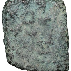 Alternative view of Copper Coin of Ujjaini(2nd Cen. BC) with Swastika/Mahakal