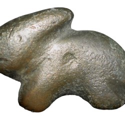 Copper-Alloy Animal Bead/Object as Premitive Money - Mauryan Period (3rd - 1st Cen. BC) with (Hares)Rabbit Rare