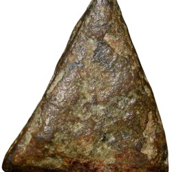 Alternative view of Triangular Shaped Cast-Copper Coin of City-State - Sukatimati(2nd Cen. BC) Rare