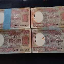 Satelite bundle 2 Rupees old 100 Note Bundle Excellent Condition as per Image