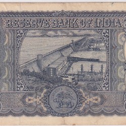 Alternative view of PC Bhattachrya Diamond Issue Old 100 Rupees Note rare
