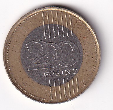 Hungary 200 Forint 2017 Rare Bimetallic Coin #D-175 - Image 2