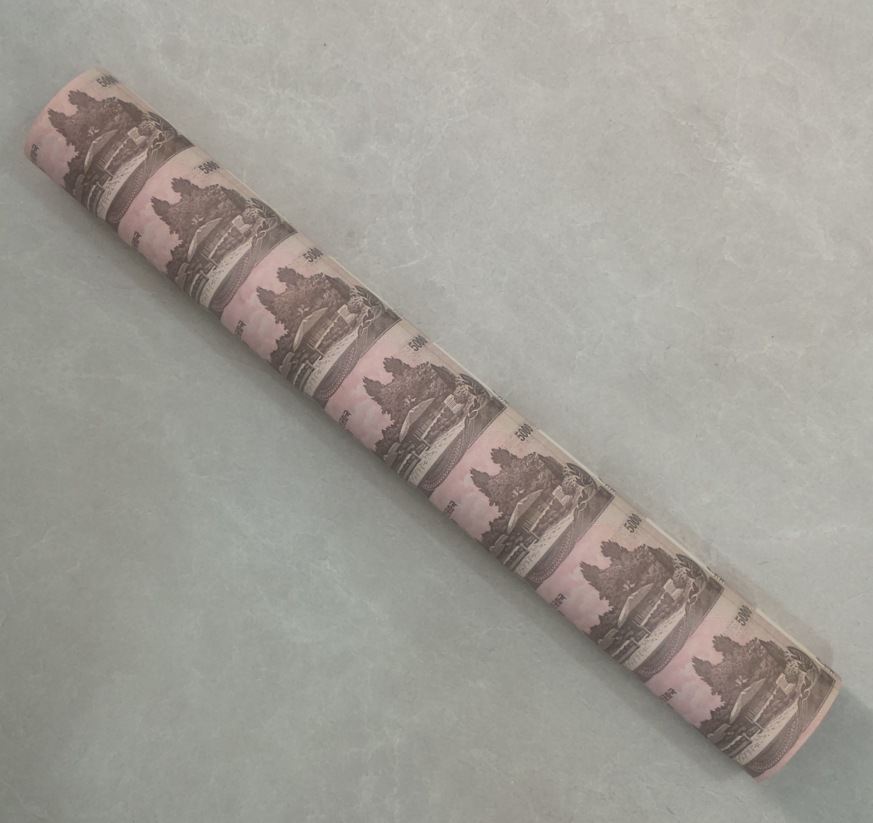 NORTH KOREA 5000 WON RARE SPECIMEN 0000000 ( 28 NOTE ) UNCUT SHEET - Image 4