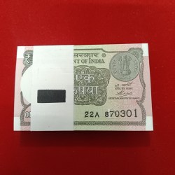 One Rs Rare Full Bundle Finance Secretary Atanu Chakraborty Year 2020 Gem Bunc Condition 870301