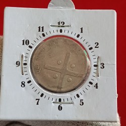 Alternative view of Extremely Rare Error Coin 6 "o Clock One Rs Croos 2005 RBI Mistake Coin