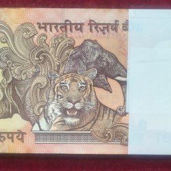 Alternative view of 10 RUPEES (T INSERT WITHOUT YEAR) RARE GOVERNOR BIMAL JALAN SERIAL PACKET UNC