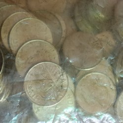 Alternative view of Five Rs Scare Coin Biju Patnaik Birth Centenary Calcutta Mint Unc Condition RBI Sealed Packet