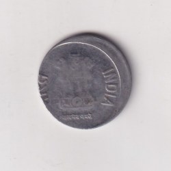 Alternative view of 1 Rupees SHIFTING ERROR 2015 Coin # Z-13