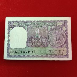 One Rs Big Coin Rare Full Bundle Finance Minister Manmohan Singh Unc Condition 1978 Year 167601