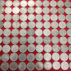 Twenty Five Paise Nickel Coins 45 Pcs Given Good Condition Republic of India