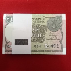 One Rs Full Bundle Finance SECRETARY Subhash Garg Year 2019 Gem Bunc Condition 750401