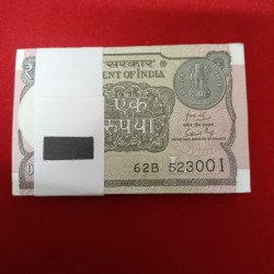 One Rs Full Bundle Finance SECRETARY Subhash Garg Year 2019 Gem Bunc Condition 523001