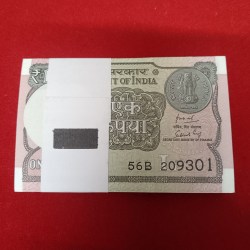 One Rs Full Bundle Finance SECRETARY Subhash Garg Year 2019 Gem Bunc Condition 209301