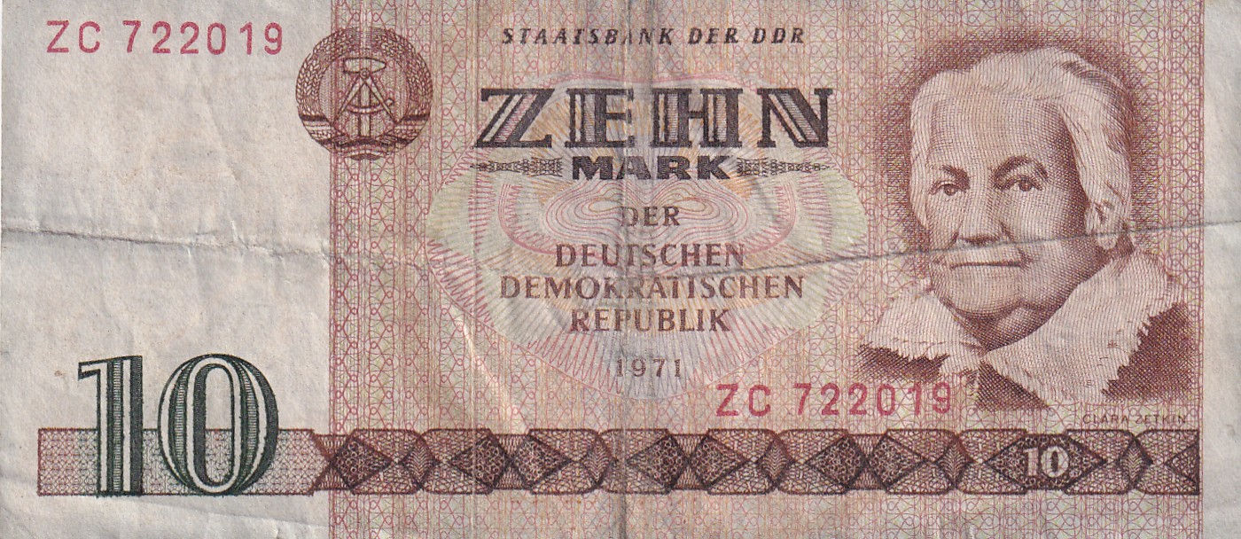 Germany 10 Mark (1971-1985) Rare Bank Note #B-2