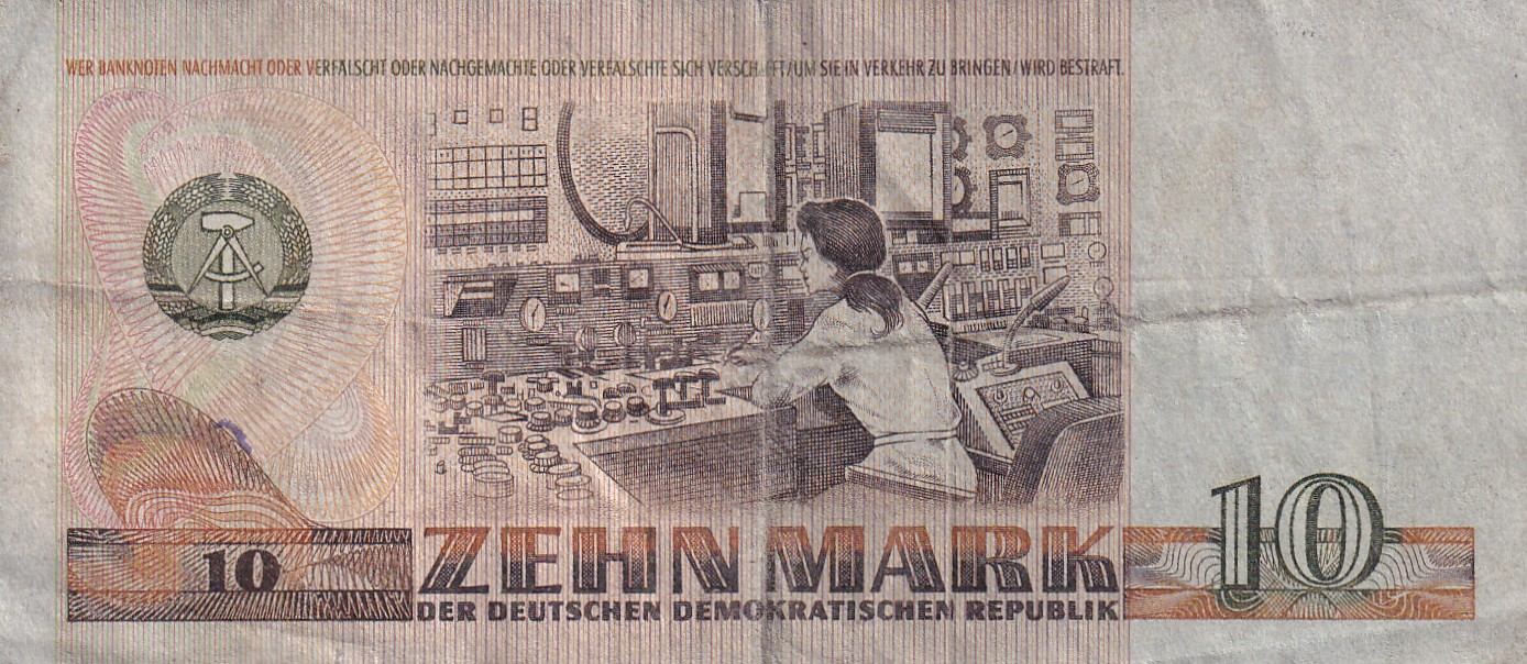 Germany 10 Mark (1971-1985) Rare Bank Note #B-2 - Image 2