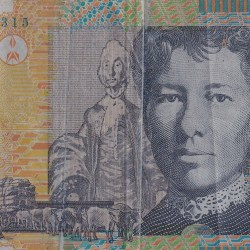 Alternative view of Australia 10 Dollars Polymer Note #B-2