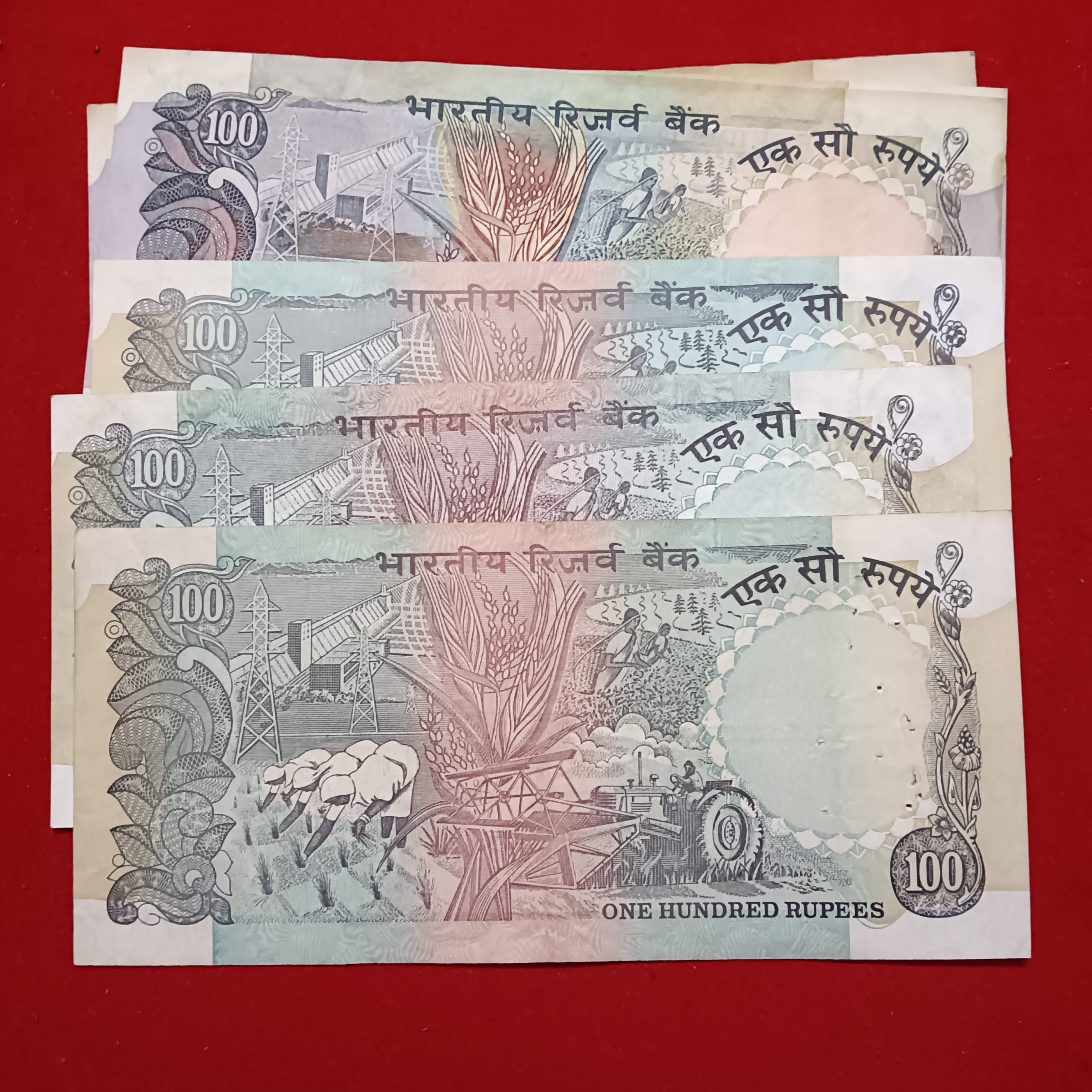 100 Rs Rare Cobalt Issue Notes Governor RN Malhotra or C Rangarajan 13 Pcs Given Sku 24 - Image 6