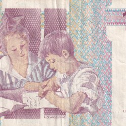 Alternative view of Italy 1000 Lire (Montessori) Bank Note