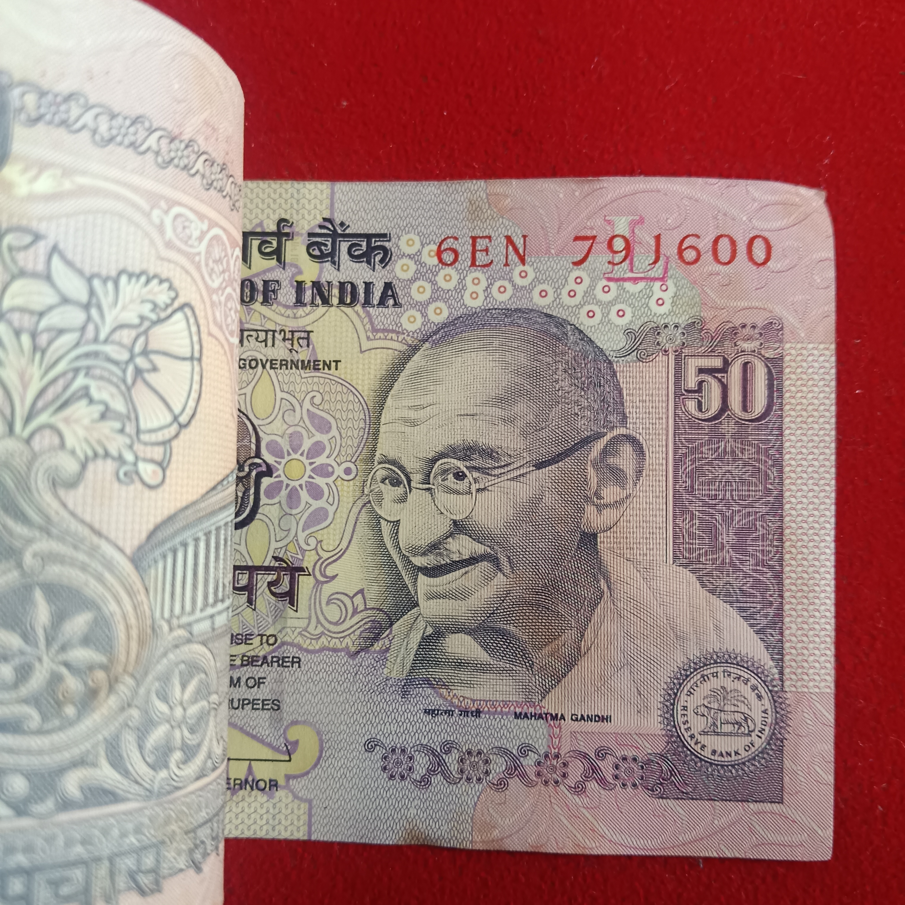 50 Rs Rare Old Parliament Full Bundle Governor D Subbarao 2011 Year 791501 - Image 5