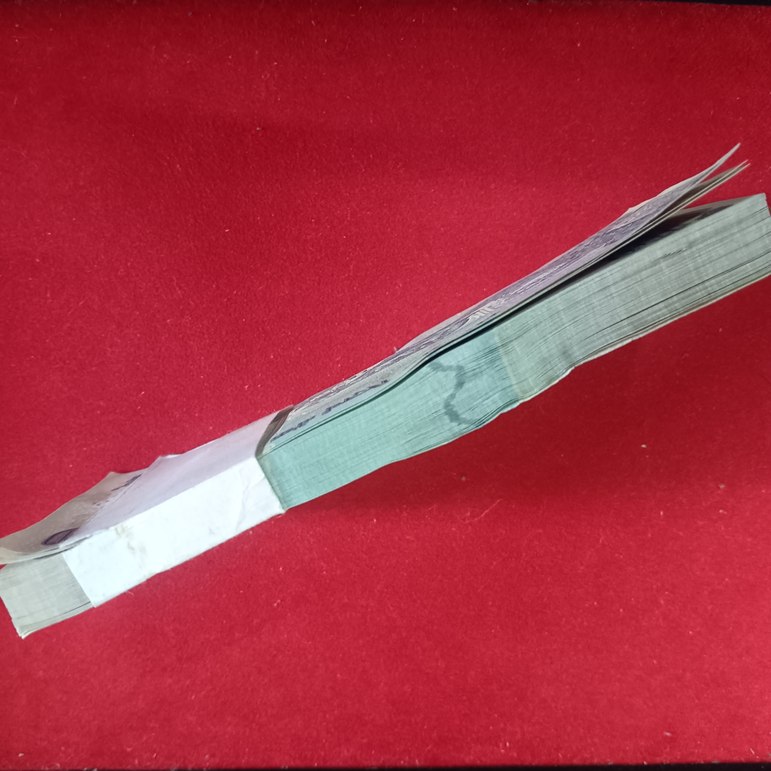 100 Rs Old Rare Full Bundle Governor Urjit Patel Unc Condition 2016 Year 628501 - Image 7