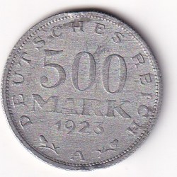 Germany 500 Mark 1923 Coin#Z-30