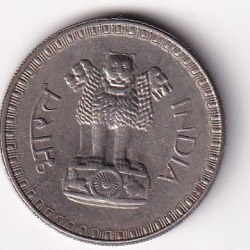 Alternative view of India One Rupees 1962 Rare Coin#Z-31