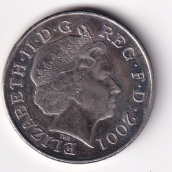 Alternative view of United Kingdom 5 Pounds 2001 (Elizabeth II Queen Victoria) UNC Commemorative Coin#Z-21