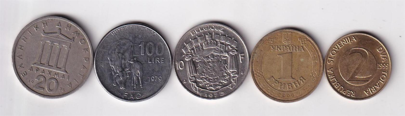 5 Different Countries Commemorative Coin (5 PCS) Coin Set#Z-24 - Image 2