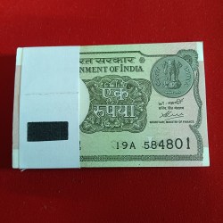 One Rs Rare Full Bundle Finance Secretary Atanu Chakraborty Year 2020 Gem Bunc Condition 584801