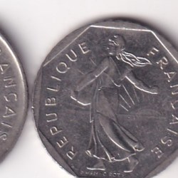 Alternative view of FRANCE ALL DIFFERENT DENOMINATION RARE (3 COIN SET) # Z-60